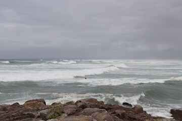 waves on the beach