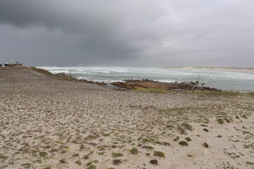 storm over the beach