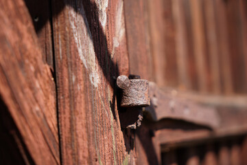 old rusty lock