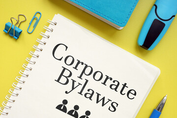 Corporate Bylaws is shown using the text