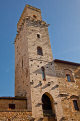 Fototapeta na wymiar San Giminiano città turrita, Siena. Toscana, Italia