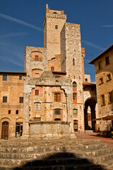 Fototapeta premium San Giminiano città turrita, Siena. Toscana, Italia
