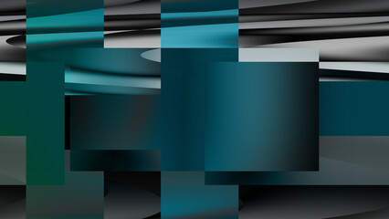 Abstract iridescent block pattern background image.
