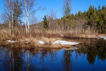 Hassleby Silverån Nature reserve in Sweden