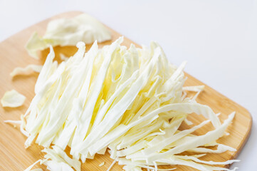 キャベツの短冊切り