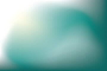 Beige abstract poster with light spot. Gradient mesh grid background. Green banner. Vector illustration © Anastasia Gapeeva