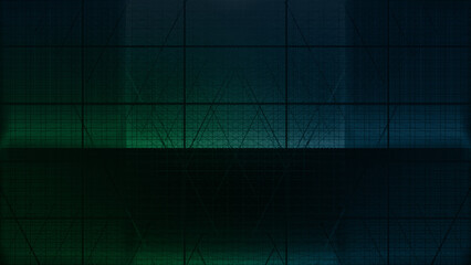 Abstract glitch art grid background image.