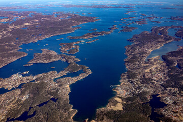 SWEDEN ISLAND WORLD. AERIAL VIEW LANDSCAPE - 503321241