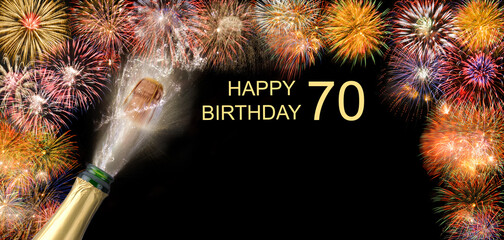 congratulations to 70th Birthday