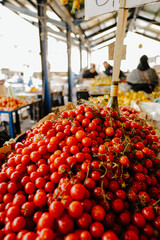 tomatoes at the market