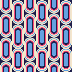 Seamless pattern with geometric pattern. 