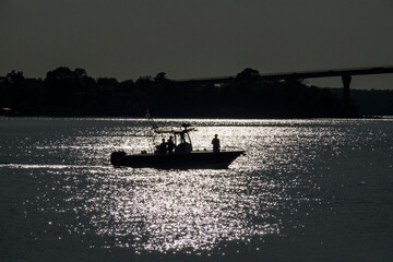 Solomons, Maryland A pier with a restaurant on the shores of the Patuxent river and the Solomons...