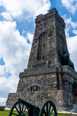 Monument to Freedom commemorating battle at Shipka pass in 1877-1878 in Bulgaria