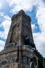 Monument to Freedom commemorating battle at Shipka pass in 1877-1878 in Bulgaria