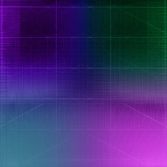 Abstract glitch art grid background image.