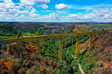 Malleco Viadukt Chile | Luftbilder vom Malleco Viadukt in Chile 