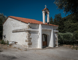 old village church in Crete