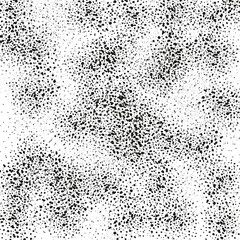 Abstract background of dots and spots of black color on white background	
