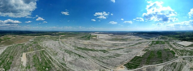 Braunkohlentagebau Welzow Süd, Blick Richtung Abbau