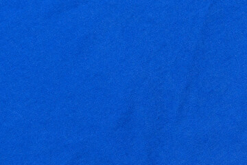 Blue cotton fabric swatch.