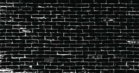 Naklejka na ściany i meble Aged wall texture. Grainy messy overlay of empty, aging, scratched wall. Grunge rough dirty background. Vector Illustration. Black isolated on white background. EPS10.