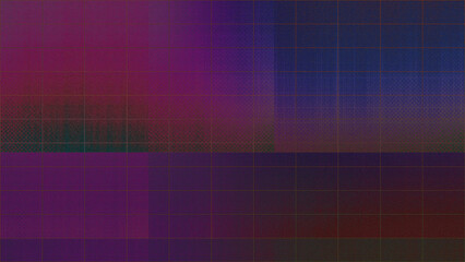 Abstract glitch art grid background image.
