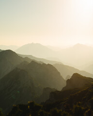 Goldene Stunde in den Bergen &Ouml;sterreichs