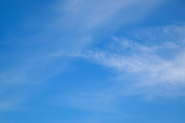 Blue sky background. Blue skies and little clouds