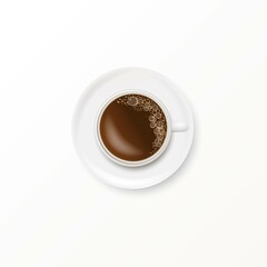 2021 year coffee background