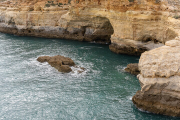 Sea rock arch in Portugal