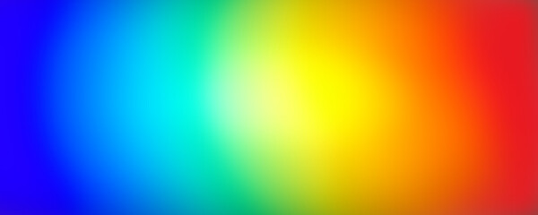 Colorful Rainbow Gradient - Background - obrazy, fototapety, plakaty