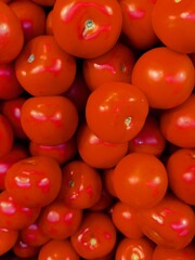 Fresh red tomatoes from the. Garden