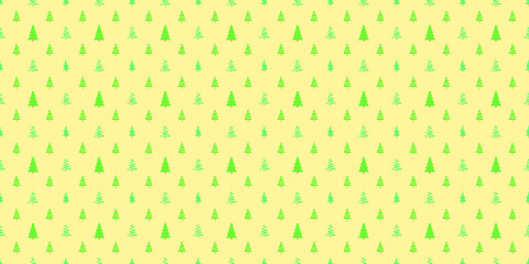 Seamless colored pattern with christmas trees. Abstract geometric wallpaper. Print for textiles, fabrics, polygraphy, posters