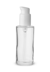 puff glass bottle with pump