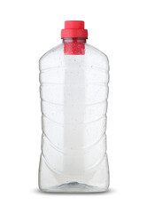 large plastic bottle of liquid detergent