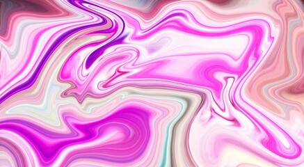 Hand Painted Background With Mixed Liquid Paints. Abstract Fluid Acrylic Painting. Marbled Colorful Abstract Background. Liquid Marble Pattern.
