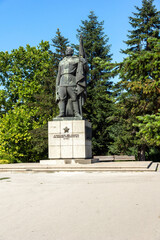 Fototapeta premium Monument of the Soviet Army known as Alyosha in Ruse, Bulgaria