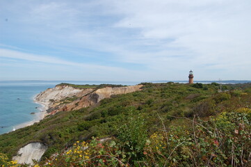 Fototapeta na wymiar Lighthouses on Atlantic coast