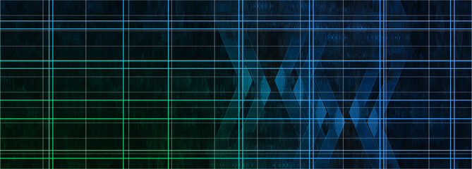 Abstract glitch art grid background image.