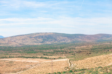 Konjuh mountains of Bosnia and Herzegovina . Balkans landscape in summer 