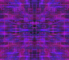 Abstract glitch art grid background image.