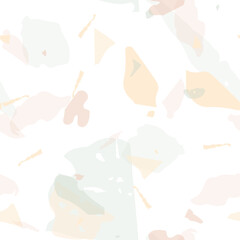 Terrazzo seamless pattern. Pastel  venetian