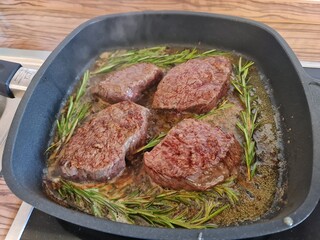 beef steak with vegetables
