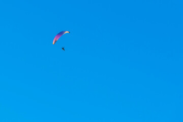 Powered Paraglider takes to the skies