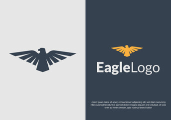 eagle logo design. logo template