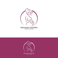 pregnant woman logo