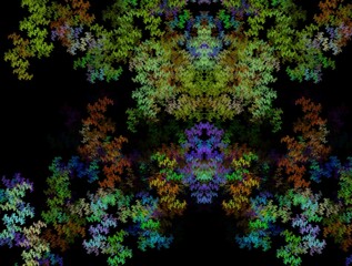 Imaginatory fractal abstract background Image