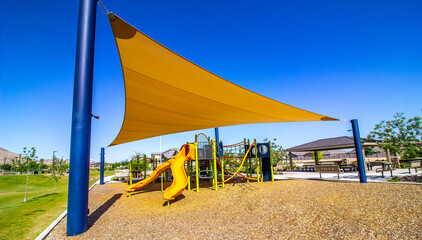 Children's Jungle Gym With Canopy For Shade - Powered by Adobe