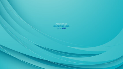 Abstract background with blue curve and line design. Vector illustration