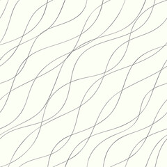 Diagonally lines mesh structure seamless pattern. Irregular mesh texture on white background.